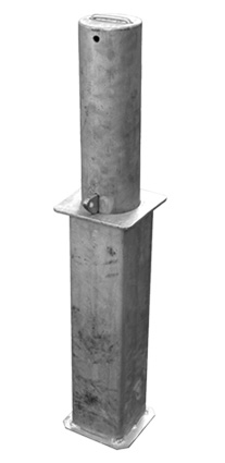 Junior Galvanised Telescopic Bollard - AR6/JUNIOR