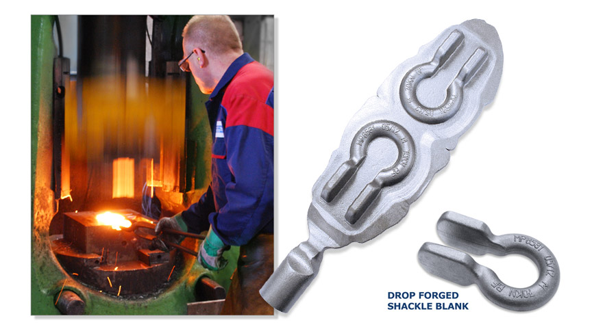 drop forging shackle blanks