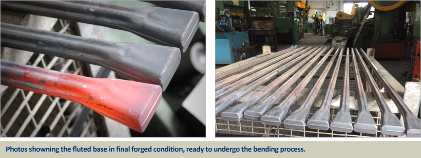 London Garden Bridge Balustrade Forging Flute End Bending