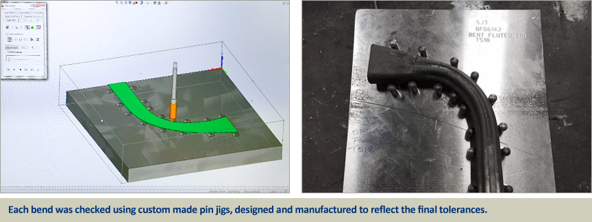 Garden Bridge Special Pin Jigs for Balustrade