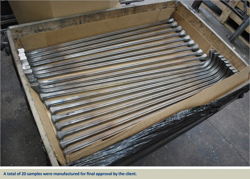 London Garden Bridge Balustrade Samples