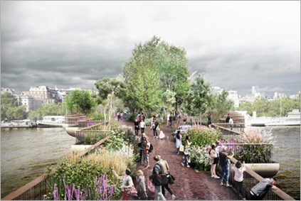 London Garden Bridge Project Press Photo 1