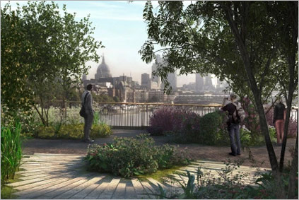 London Garden Bridge Project Press Photo 2