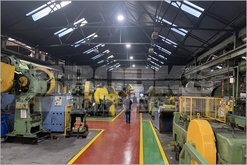 led lighting installed at our forge