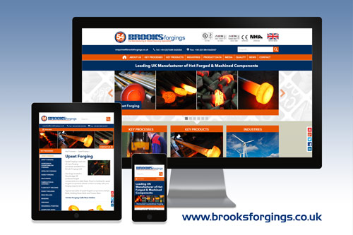 new mobile responsive forging website