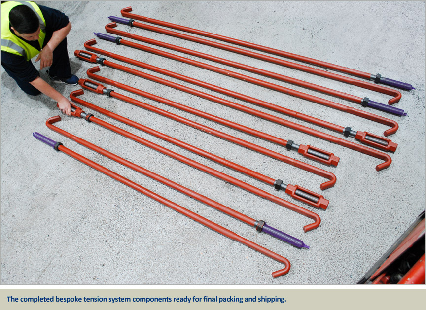 non standard bespoke tension system components