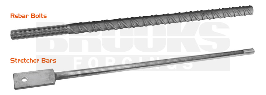 rail industry rebar bolts roll threaded bolts stretcher bars point systems