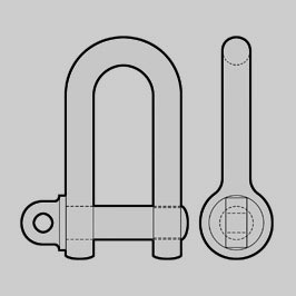 BS3032 - D Shackles - Large