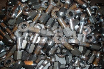 103 - M24 eye bolts to customers designs, complete with special nuts