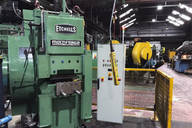 75 Ton Etchells Multiforge returns to the heart of British Manufacturing